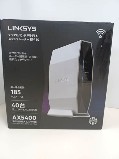 【美品】LINKSYS デュアルバンド Wi-Fi 6 メッシュルーター E9450