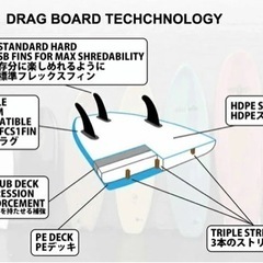 【商談中】DRAG SURFBOARDS 【ドラッグ サーフボード】 8ft