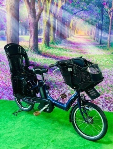 ❷ 4519 子供乗せ電動自転車ヤマハ3人乗り新品20インチ良好バッテリー