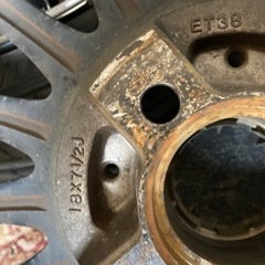 4穴 18インチアルミホイール ラジアルタイヤ付