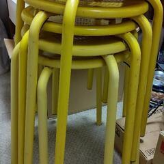 パイプ丸椅子(金属)