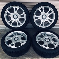 冬タイヤ 225/45R17 イタリア製アルミ付スタッドレス 4本組