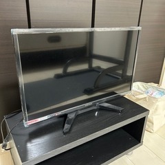 24型テレビ テレビ台セット 100円