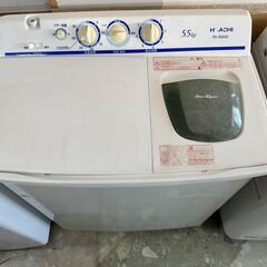 HITACHI 2槽式洗濯機 5.5kg 2017年製　リサイク...