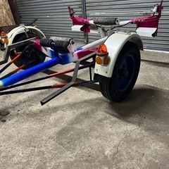 【北海道旭川市】エスコ トレーラー 11フィート 小型船舶 ボート 運搬 けん引車 書類有り