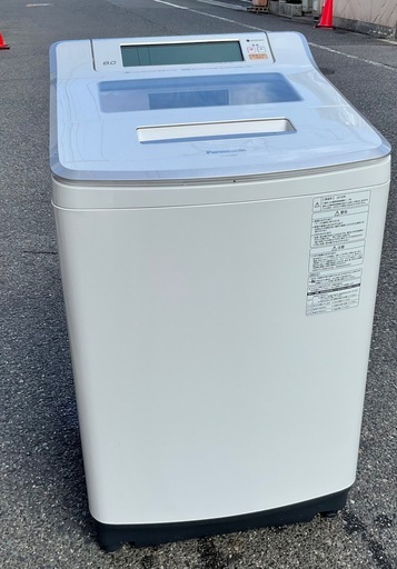 【RKGSE-876】特価！Panasonic/全自動洗濯機/8kg/NA-SJFA803/中古品/2018年製/当社より近隣地域無料配達