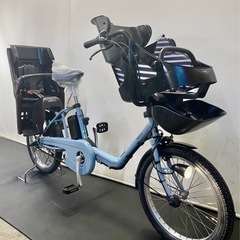 ④8061子供乗せ電動アシスト自転車Panasonic26インチ良好バッテリー