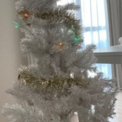 クリスマスツリー　ホワイト　