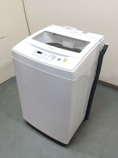 (12/24受渡済)JT5777【IRISOHYAMA/アイリスオーヤマ 7.0㎏洗濯機】激安品 2019年製 IAW-T702 家電 洗濯 簡易乾燥付
