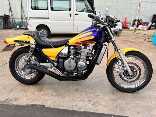 【広島市発】激レアカラー！ 車検 令和6年2月まで ショート管 スグ乗れます！書類有 KAWASAKI カワサキ エリミネーター400