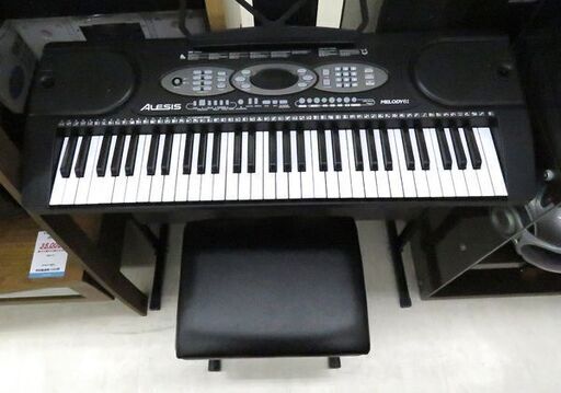 北海道 千歳市/恵庭市 近郊配送 ALESIS/アレシス 電子キーボード Melody61 61鍵盤 楽器 イス、マイク、イヤホン付き 店頭でのお受渡し大歓迎