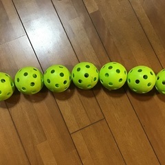 バッティング練習ボール7個