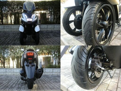 ☆普通免許仕様トリシティ155ABSワイドトレッド 極低走行2415km