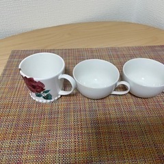 【あげます】紅茶コップ2客　コーヒーカップ