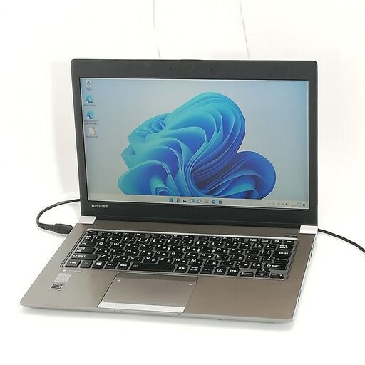 保証付 高速SSD 13.3型 軽量 薄型 ノートパソコン 東芝 R63/P 中古良品 第5世代 Core i5 4GB 無線 Wi-Fi Bluetooth Windows11 Office