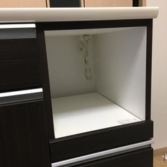 キッチンカウンター(レジューム 120-2TL-R DBR)