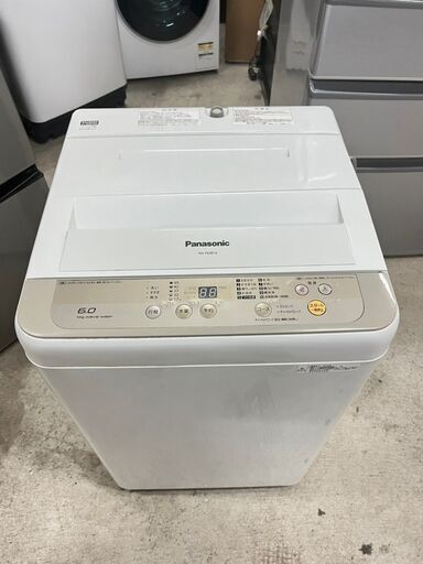 【A-350】Panasonic 洗濯機 NA-F60B10 2016年製 中古 激安 一人暮らし