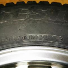 ブリザック スタッドレスタイヤ 195/80R15 107/105L LT４本ホイル付 