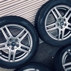 冬タイヤ 185/60R15 アルミ付きスタッドレス 4本組