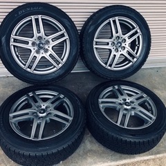 冬タイヤ 185/60R15 アルミ付きスタッドレス 4本組