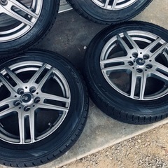 冬タイヤ 185/60R15 アルミ付きスタッドレス 4本組