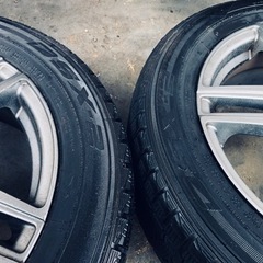 冬タイヤ 185/60R15 アルミ付きスタッドレス 4本組