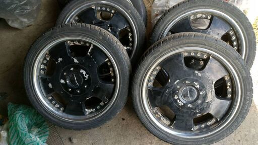 メーカー不明】 bB NCP35前期 サマータイヤ＆ホイールのセット