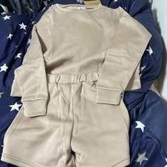 新品★裏起毛で暖か上下セットでお得！！