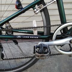 クロスバイク LAND ROVER 6段変速 700モスグリーン 配送無料