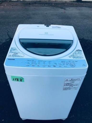 ✨2018年製✨1188番 東芝✨電気洗濯機✨AW-7G6‼️