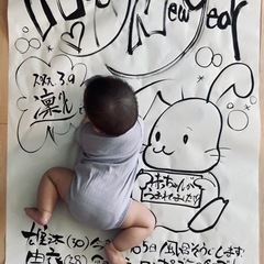 【ネット決済・配送可】かんたん♪赤ちゃんのオリジナル年賀状
