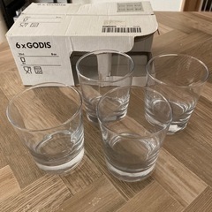 【決定しました】IKEA グラス　ガラスコップ　差し上げます