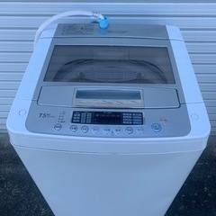 【値下げしました】洗濯機　LG WF-C75SW 2010年製