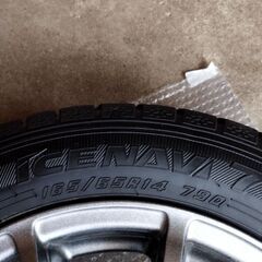 売り切れ（決まりました）早い者勝ち　最最終限界お値下げ「1２月なりました」14インチアルミホイール付きスタッドレスタイヤ