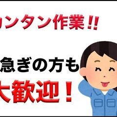 【モクモク軽作業スタッフ】ワンルーム寮完備・給料の前借りＯＫ！