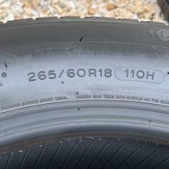 265/60/R18 サマータイヤ 新車外し　夏タイヤ