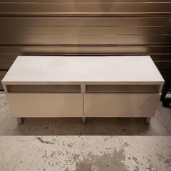 IKEA ベストー テレビ台 ホワイト サイドボード 