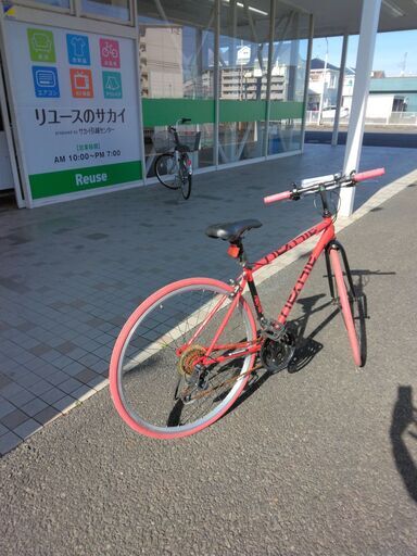 ★ジモティ割あり★  軽快車 27インチ 赤 クリーニング済み TJ1018 ☆ジモティ割あり☆ 軽快車 27インチ 赤 クリーニング済み TJ1018