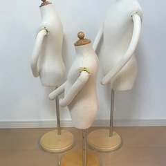 腕付き　腕可動式　マネキン　3体セット　キッズ服用