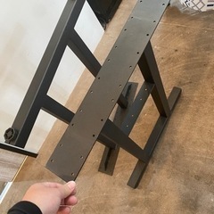 テーブルアイアン　ブラック　テーブル脚　DIY