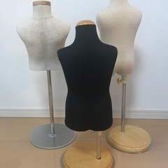 腕無しマネキン　子供服用　3体セット