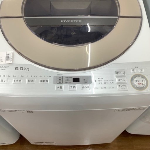 SHARP シャープ 全自動洗濯機ES-GV9B 2018年製【トレファク 川越店 