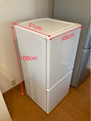 【値下げ】◆冷凍冷蔵庫　110ℓ 2017年製　ユーイング
