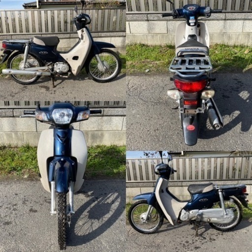 AA04 スーパーカブ50 前後タイヤ交換済 セル キック一発始動 現車確認OK