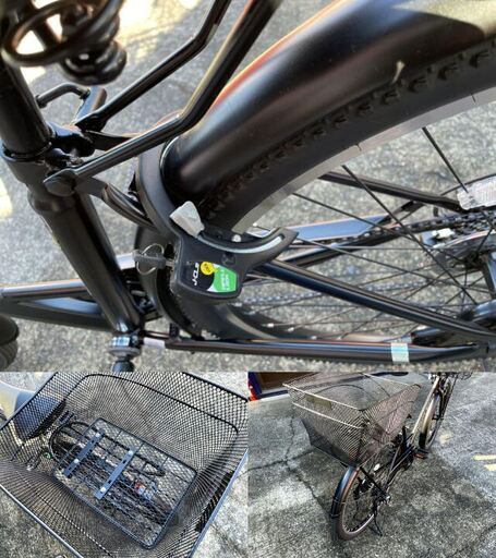 自転車　GENTILEZZA　ブラック　27インチ　6段階変速機装備　購入から約2か月ほど　通勤　通学