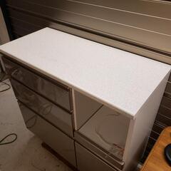 ☆美品☆ 2021年製 NITORI/ニトリ キッチンカウンター アルミナ2 100CT