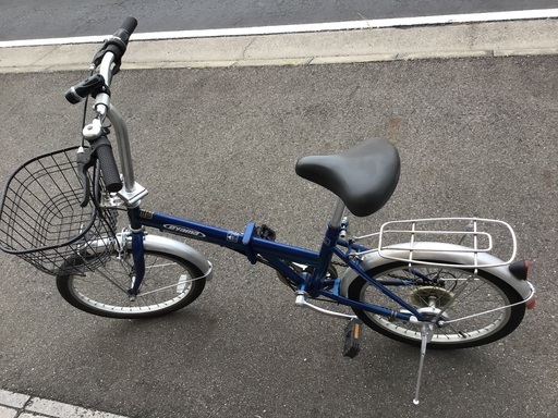 折りたたみ中古自転車 整備済 中古】TRANSIT シルバー 折りたたみ