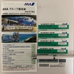 ANA株主優待　2023/11/30まで 4枚