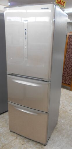 Panasonic 3ドア冷蔵庫 自動製氷 335L 2020年製 NR-C341C-N形