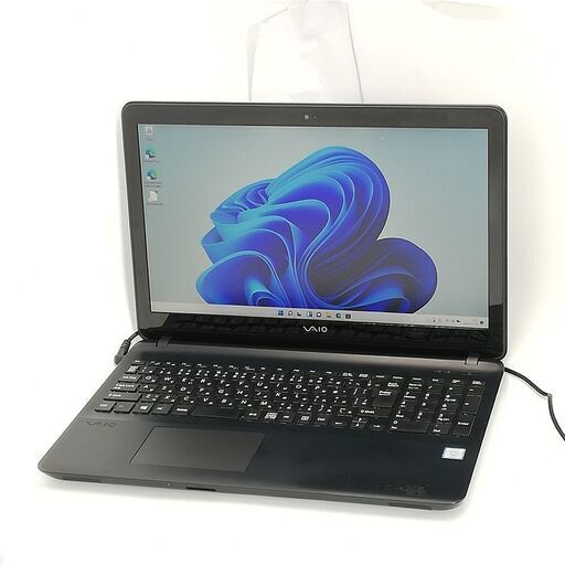 保証付 15.5型 ノートパソコン SONY VJS151C11N 中古良品 第6世代 Core i5 8GB DVDRW 無線 Wi-Fi Bluetooth カメラ Windows11 Office